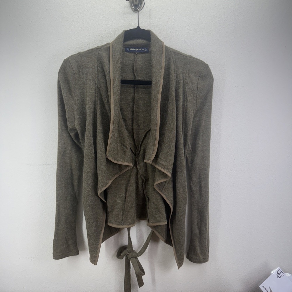 Foreign Exchange Cardigan With Belt XS